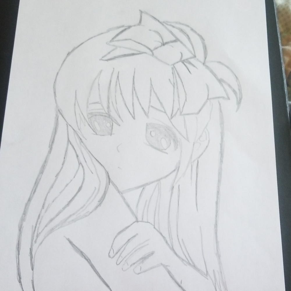 A beautiful drawing of a girl - Picture 2 of 2